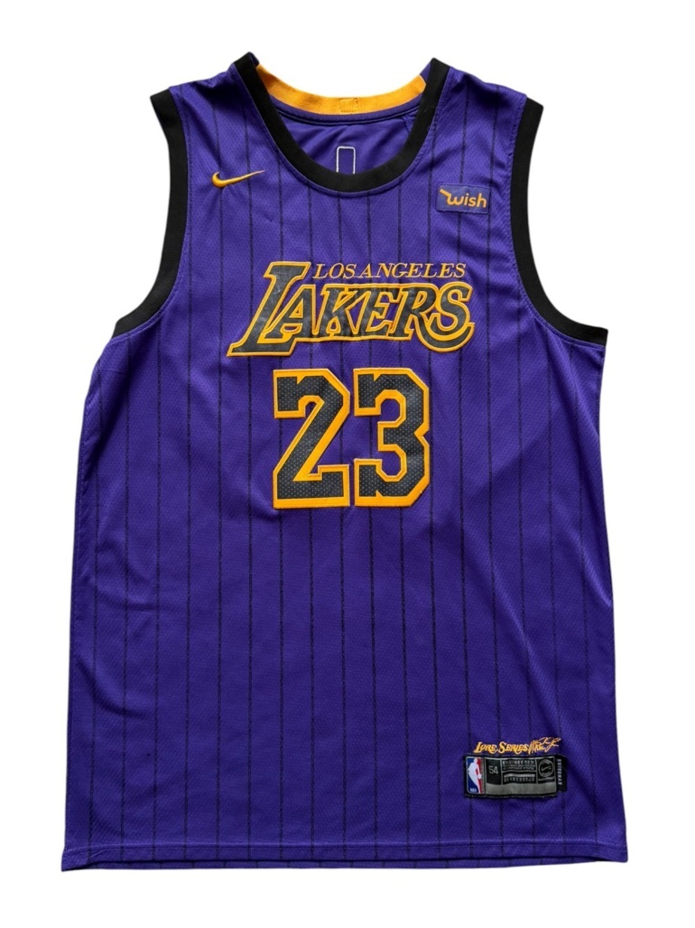 2018-19 LA Lakers LeBron James #23 Nike CE Lore Series Swingman Jersey Size: 54